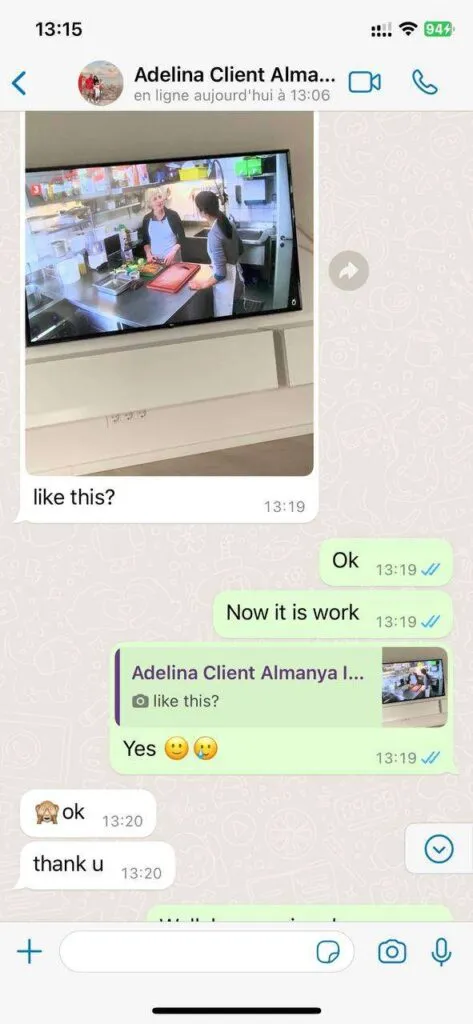 Customer Confirmation of 4K Sports Streaming